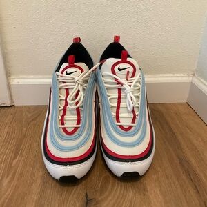Nike White Red Blue Sneakers